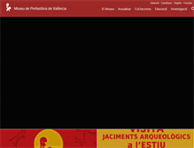 Tablet Screenshot of museuprehistoriavalencia.org