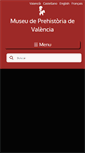 Mobile Screenshot of museuprehistoriavalencia.es